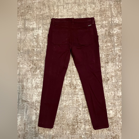 KanCan Women's Skinny Jeans - Burgundy size 13 - Picture 4 of 8